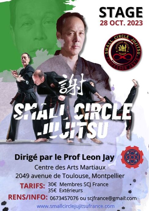 Stage Small Circle Jujitsu France octobre 2023 Montpellier