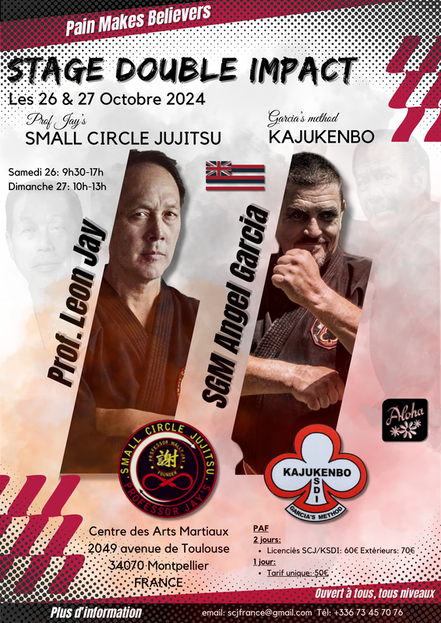 small circle jujitsu france stage 28 octobre 2023 Montpellier